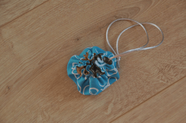 Pochette bourse -- Bleu cercle
