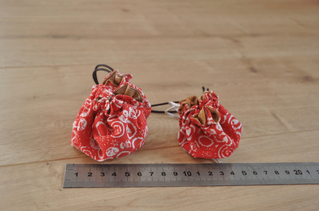 Pochette bourse -- Rouge-coeur