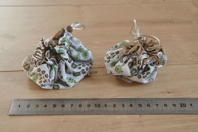 Pochette bourse -- Vert/blanc fleur