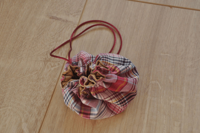 Pochette bourse -- Rose carreau