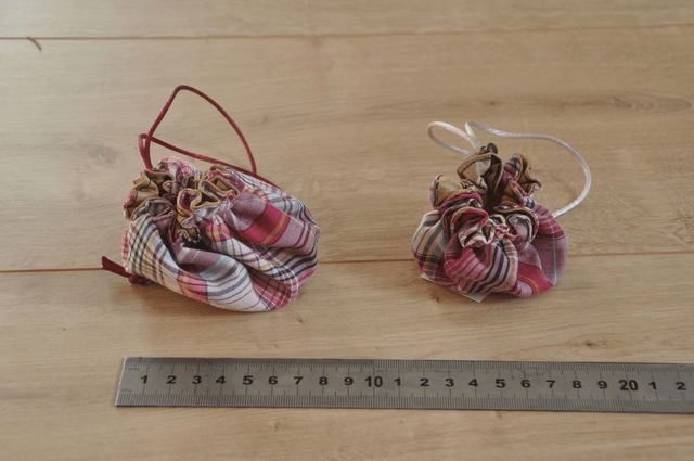 Pochette bourse -- Rose carreau