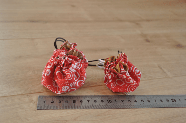 Pochette bourse -- Rouge-coeur