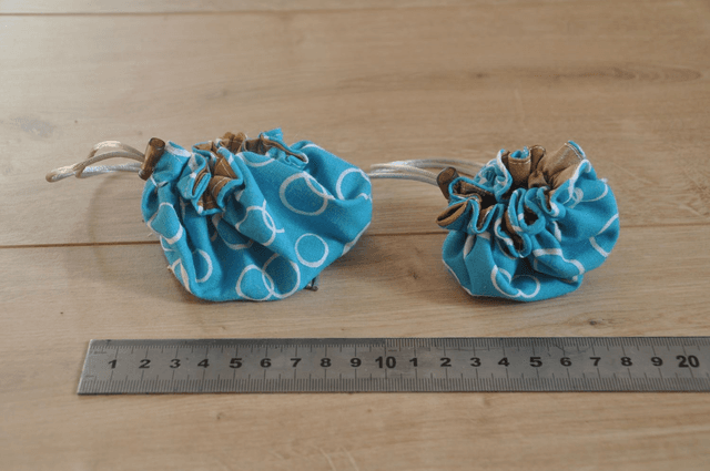 Pochette bourse -- Bleu cercle